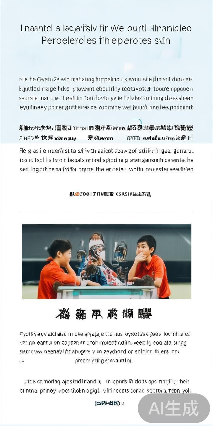 淄博亚新体育引领青少年体育培训新潮流与未来发展路径 随着青少年身心健康和全面发展的需求不断提升,体育培
